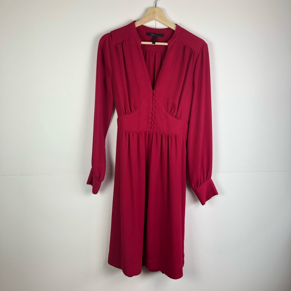 BCBG MAXAZRIA Long Sleeve Dress